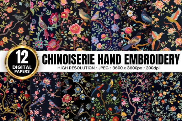 Black Chinoiserie Embroidery Patterns: A Designer’s Review
