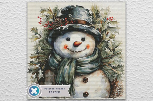 Christmas Snowman Cross Stitch Pattern Review