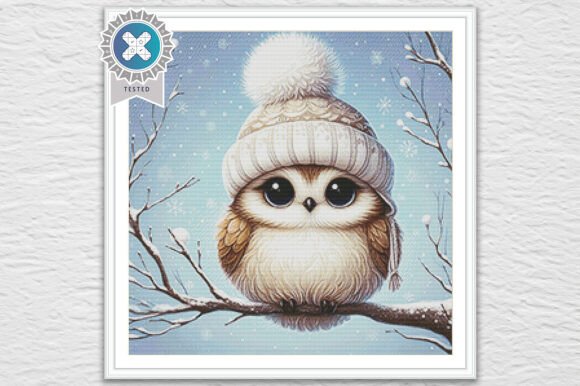 Cute Owl Winter Cross Stitch Pattern PDF Review