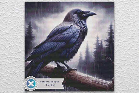 Gothic Raven Cross Stitch Pattern PDF Review