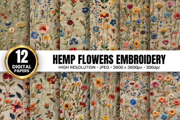 Hemp Floral Embroidery Seamless Patterns: A Seasonal Design Review