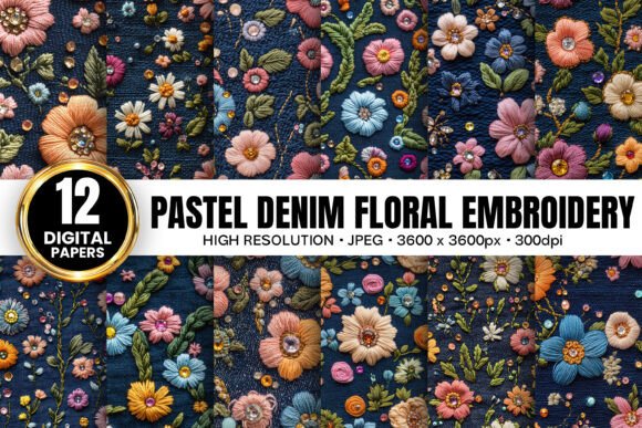 Pastel Denim Floral Embroidery Patterns: A Designer’s Honest Review