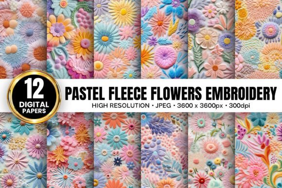 Pastel Fleece Floral Embroidery Patterns: A Designer’s Real-World Take