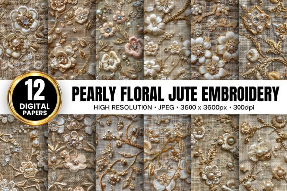 Pearly Jute Floral Embroidery Patterns Review