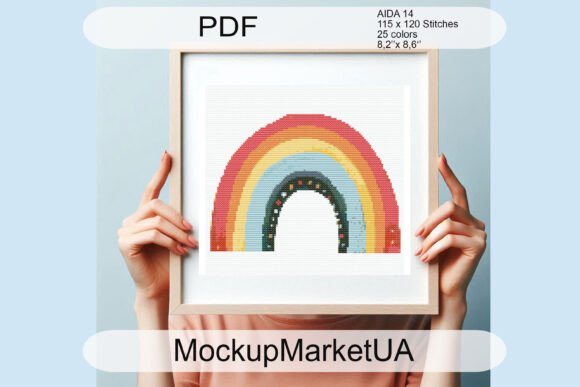 Rainbow Cross Stitch Patterns PDF DIY Review