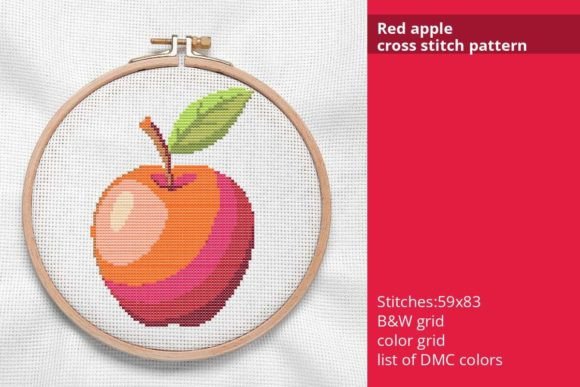 Red Apple Cross Stitch Pattern Review