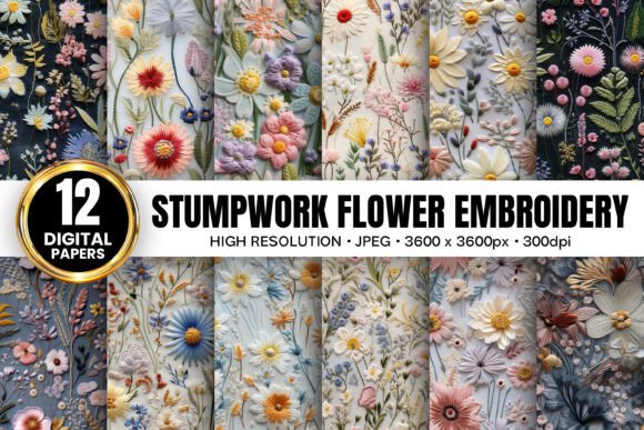 Stumpwork Floral Embroidery Patterns Review