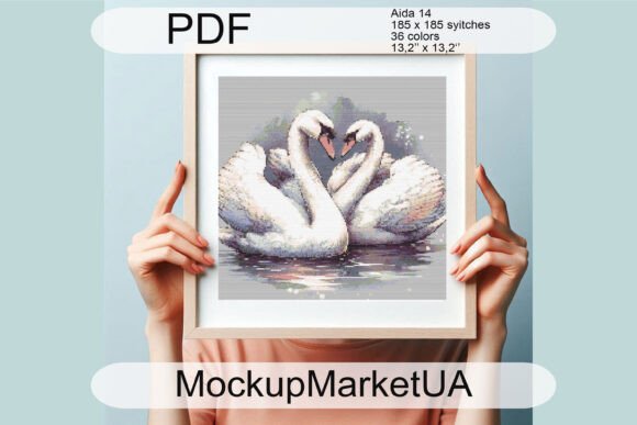 Swan Cross Stitch Patterns PDF Birds: A Booth-Worthy Design