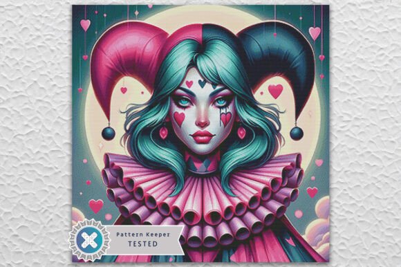Valentine s Harlequin Cross Stitch PDF Review