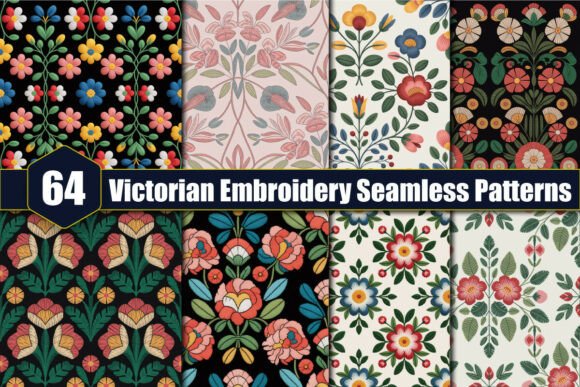 Victorian Embroidery Seamless Patterns Review